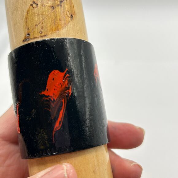 Large Japanese Kokeshi Doll 12” - Vintage Collectible- Antique Wooden Folk Art - Picture 5 of 13